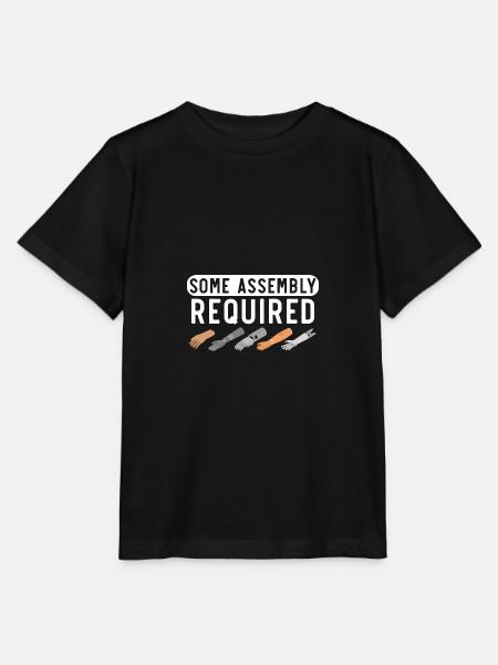 Some Assembly Required Disability Funny Amput - Stanley/Stella MINI CREATOR Kids’ T-Shirt - black