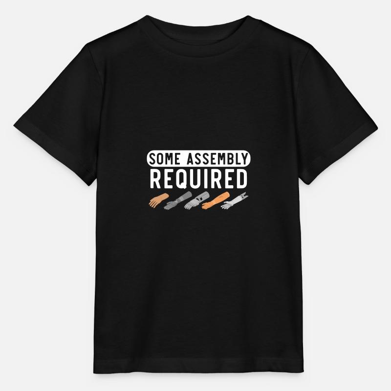 Some Assembly Required Disability Funny Amput - Stanley/Stella MINI CREATOR Kids’ T-Shirt - black