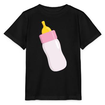 Baby Flasche - Stanley/Stella Kinder T-Shirt MINI CREATOR  - Schwarz - Vorne - Mikhail (115cm)