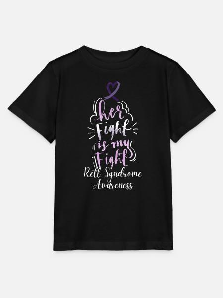 Fight Rett Sydrome RTT Sensibilisierungsunterstützung - Stanley/Stella Kinder T-Shirt MINI CREATOR - Schwarz