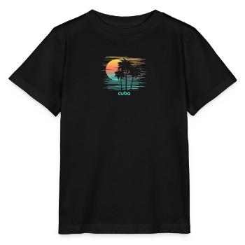 Kuba Stilvoller Souvenirurlaub - Stanley/Stella Kinder T-Shirt MINI CREATOR  - Schwarz - Vorne - Mikhail (115cm)