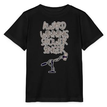 Award Winning Shower Singer 2 - Stanley/Stella Kinder T-Shirt MINI CREATOR  - Schwarz - Vorne - Mikhail (115cm)