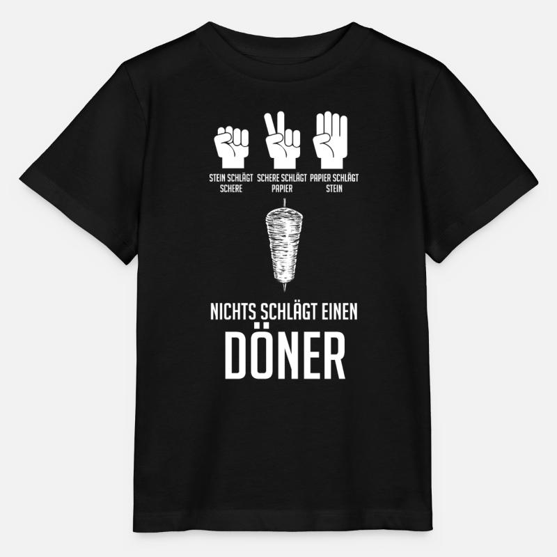 Dönerspieß Kebab Döner - Stanley/Stella Kinder T-Shirt MINI CREATOR  - Schwarz