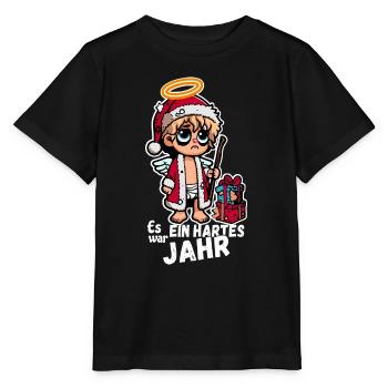 Lustiger Christkind Spruch - Stanley/Stella Kinder T-Shirt MINI CREATOR  - Schwarz - Vorne - Mikhail (115cm)