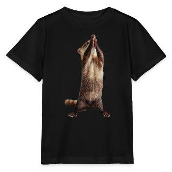 Frettchen - Stanley/Stella Kinder T-Shirt MINI CREATOR  - Schwarz - Vorne - Mikhail (115cm)