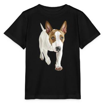 Bullterrier - Stanley/Stella Kinder T-Shirt MINI CREATOR  - Schwarz - Vorne - Mikhail (115cm)