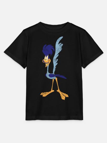 Looney Tunes Road Runner Vintage - Stanley/Stella MINI CREATOR Kids’ T-Shirt - black