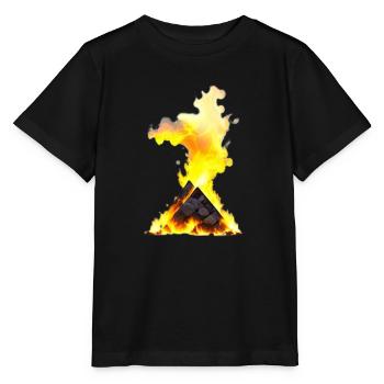 Fire Lager - Stanley/Stella Kinder T-Shirt MINI CREATOR  - Schwarz - Vorne - Mikhail (115cm)