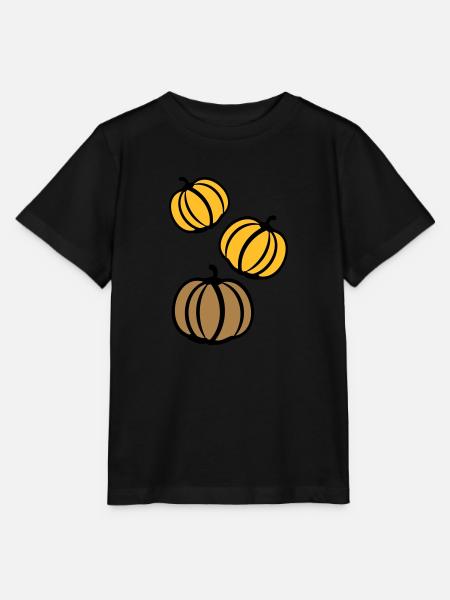 Kürbisse - Stanley/Stella Kinder T-Shirt MINI CREATOR - Schwarz