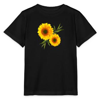 tournesol - T-shirt bio MINI CREATOR Stanley/Stella Enfant - noir - Devant - Mikhail (115cm)