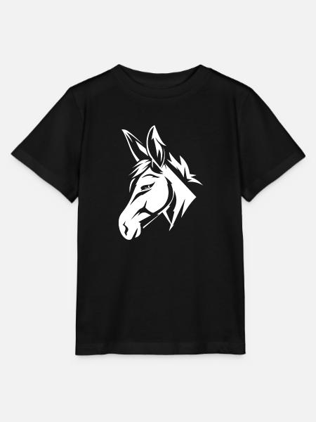 Esel - Stanley/Stella Kinder T-Shirt MINI CREATOR - Schwarz