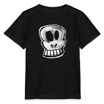 TOMZOFF Schädel Skull - Stanley/Stella Kinder T-Shirt MINI CREATOR  - Schwarz - Vorne - Mikhail (115cm)