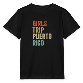 Puerto Rico Girls Trip 2022 T-shirts pour femmes - T-shirt bio MINI CREATOR Stanley/Stella Enfant - noir - Devant - Mikhail (115cm)