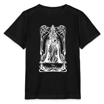 Die Hierophanten-Tarotkarte - Stanley/Stella Kinder T-Shirt MINI CREATOR  - Schwarz - Vorne - Mikhail (115cm)