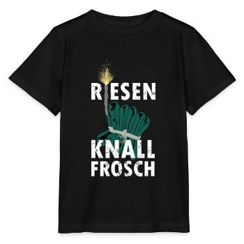 Knallfrosch Feuerwerk Pyro - Stanley/Stella Kinder T-Shirt MINI CREATOR  - Schwarz - Vorne - Mikhail (115cm)