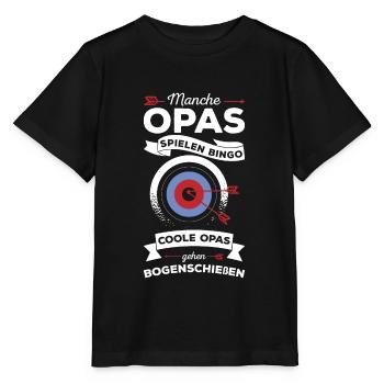 Bogenschützen Pfeil & Bogen Geschenk - Stanley/Stella Kinder T-Shirt MINI CREATOR  - Schwarz - Vorne - Mikhail (115cm)