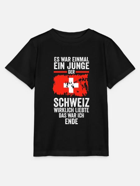 Schweiz Schweizer - Stanley/Stella Kinder T-Shirt MINI CREATOR - Schwarz