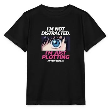 Cosplay Otaku Anime und Manga Addict - Stanley/Stella Kinder T-Shirt MINI CREATOR  - Schwarz - Vorne - Mikhail (115cm)