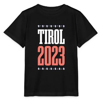 Tyrol 2023 - T-shirt bio MINI CREATOR Stanley/Stella Enfant - noir - Devant - Mikhail (115cm)