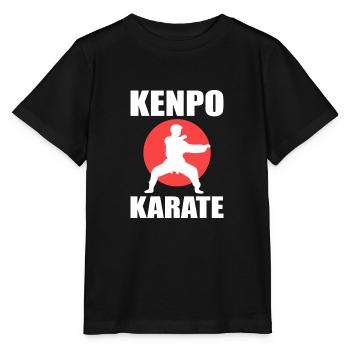 Karate Selbstverteidigung Kampfsport - Stanley/Stella Kinder T-Shirt MINI CREATOR  - Schwarz - Vorne - Mikhail (115cm)