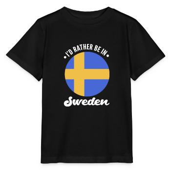 Schweden Schwedisch - Stanley/Stella Kinder T-Shirt MINI CREATOR  - Schwarz - Vorne - Mikhail (115cm)