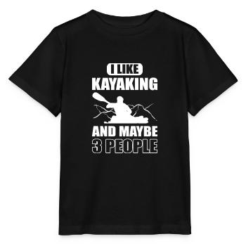 Kayak Kayak - T-shirt bio MINI CREATOR Stanley/Stella Enfant - noir - Devant - Mikhail (115cm)