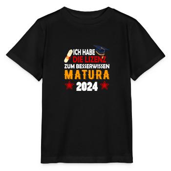 Matura 2024 Maturareise Maturafeier Maturant - Stanley/Stella Kinder T-Shirt MINI CREATOR  - Schwarz - Vorne - Mikhail (115cm)