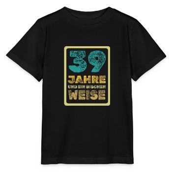 Age 39 - Stanley/Stella MINI CREATOR Kids’ T-Shirt - black - Front - Mikhail (115cm)