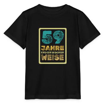 Weisheit 59 - Stanley/Stella Kinder T-Shirt MINI CREATOR  - Schwarz - Vorne - Mikhail (115cm)