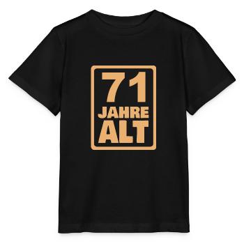 Alter 71 - Stanley/Stella Kinder T-Shirt MINI CREATOR  - Schwarz - Vorne - Mikhail (115cm)