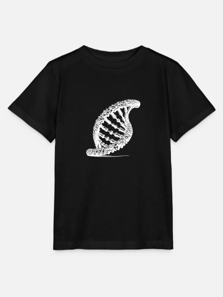 DNA Technik Kette verdrehte Kettenglieder - Stanley/Stella T-shirt MINI CREATOR til børn - sort