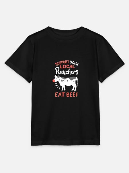 Bauer Rind - Stanley/Stella Kinder T-Shirt MINI CREATOR  - Schwarz