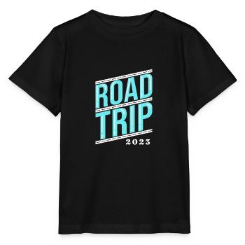 Road Trip - T-shirt bio MINI CREATOR Stanley/Stella Enfant - noir - Devant - Mikhail (115cm)