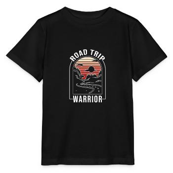 Road Trip - T-shirt bio MINI CREATOR Stanley/Stella Enfant - noir - Devant - Mikhail (115cm)