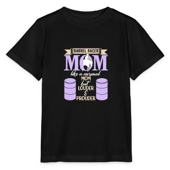 Barrel Racing - Stanley/Stella MINI CREATOR Kids’ T-Shirt - black - Front - Mikhail (115cm)