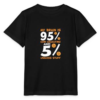 Les collectionneurs de pièces collectent des pièces - T-shirt bio MINI CREATOR Stanley/Stella Enfant - noir - Devant - Mikhail (115cm)