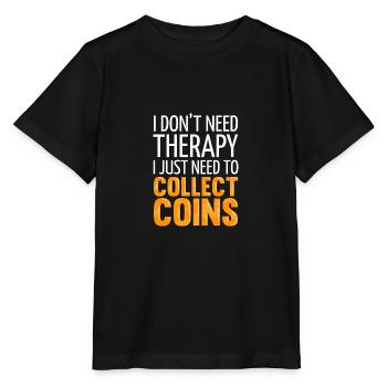 Les collectionneurs de pièces collectent des pièces - T-shirt bio MINI CREATOR Stanley/Stella Enfant - noir - Devant - Mikhail (115cm)