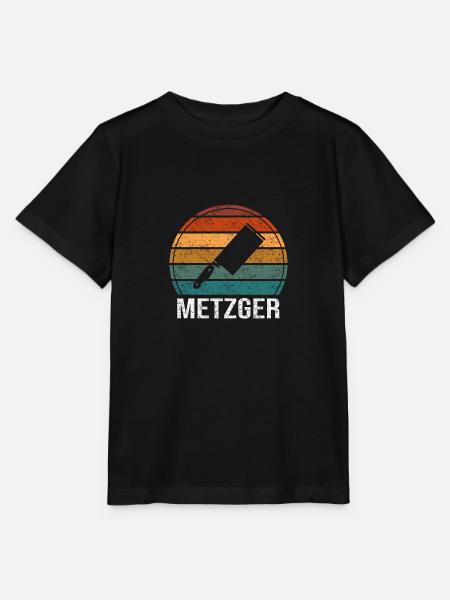 Metzger Fleischer Schlachter - Stanley/Stella Kinder T-Shirt MINI CREATOR  - Schwarz