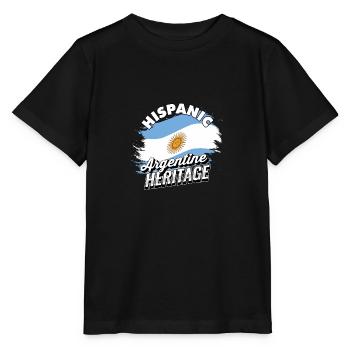 Hispano-Argentinisches Erbe - Feiern Sie Ihre - Stanley/Stella Kinder T-Shirt MINI CREATOR  - Schwarz - Vorne - Mikhail (115cm)