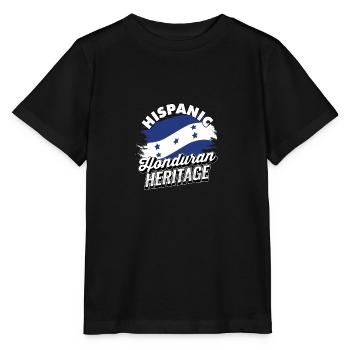 Affichage de la fierté du patrimoine hispanique hondurien, - T-shirt bio MINI CREATOR Stanley/Stella Enfant - noir - Devant - Mikhail (115cm)