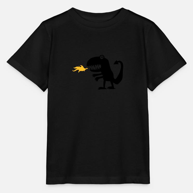 Drache - Stanley/Stella Kinder T-Shirt MINI CREATOR  - Schwarz