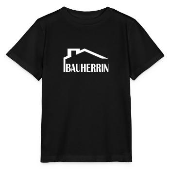 Bauherrin 2w - Stanley/Stella Kinder T-Shirt MINI CREATOR  - Schwarz - Vorne - Mikhail (115cm)
