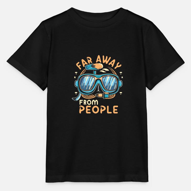 Tauchen - Stanley/Stella Kinder T-Shirt MINI CREATOR - Schwarz
