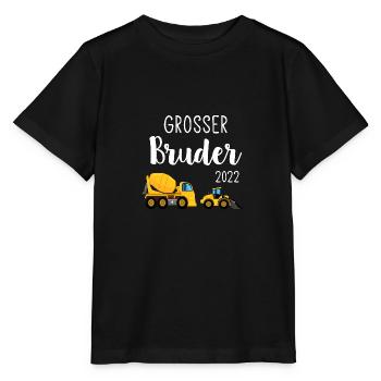 Großer Bruder 2022 / Big Brother 2022 - Stanley/Stella Kinder T-Shirt MINI CREATOR  - Schwarz - Vorne - Mikhail (115cm)