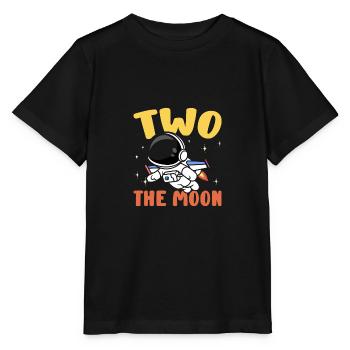 Two of the Moon 2nd Birthday Celebration Outerspace - Stanley/Stella MINI CREATOR Kids’ T-Shirt - black - Front - Mikhail (115cm)