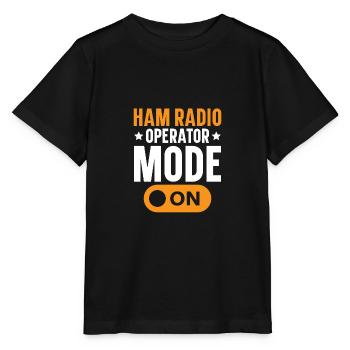 Ham Radio Operator Mode Radio Operator Ham Radio - Stanley/Stella Kinder T-Shirt MINI CREATOR  - Schwarz - Vorne - Mikhail (115cm)