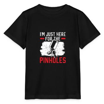 Rien n’est aussi mauvais que des piqûres d’épingles après le tro - T-shirt bio MINI CREATOR Stanley/Stella Enfant - noir - Devant - Mikhail (115cm)