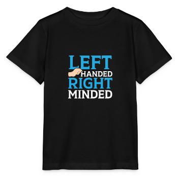Left-handed Left-handed Left-handed Funny link - Stanley/Stella MINI CREATOR Kids’ T-Shirt - black - Front - Mikhail (115cm)