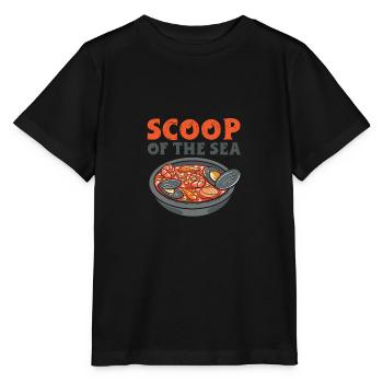 Cioppino Liebhaber Foodie Food Amerikanischer Meer - Stanley/Stella Kinder T-Shirt MINI CREATOR  - Schwarz - Vorne - Mikhail (115cm)