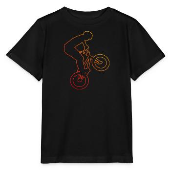 Vélo bmx garçons hommes cyclisme femmes vélo bmx vélo - T-shirt bio MINI CREATOR Stanley/Stella Enfant - noir - Devant - Mikhail (115cm)